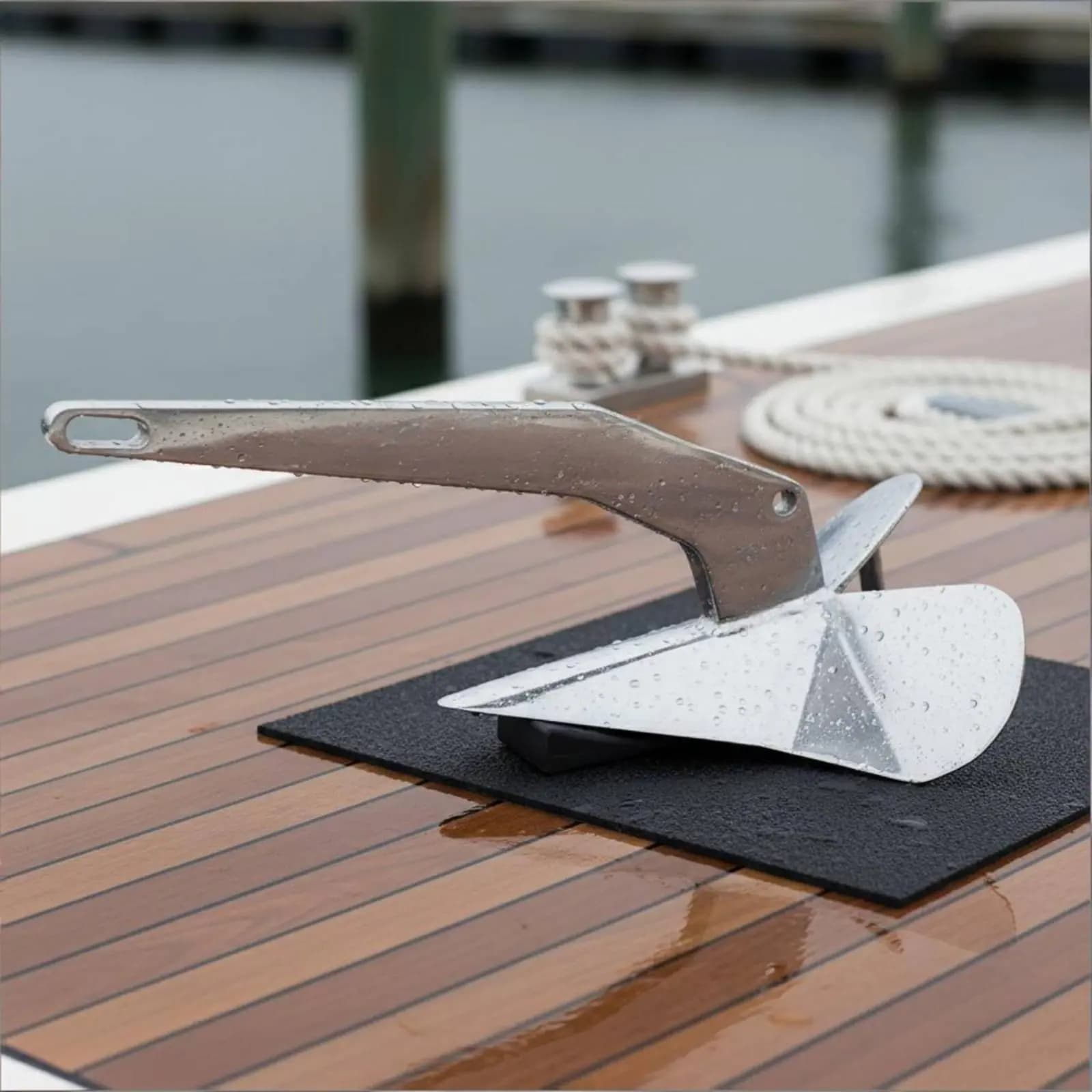 Delta Anchor Quick Setting 316 Stainless Steel Anchor Marine Hardware Corrosion Resistant Heavy Duty for Boating