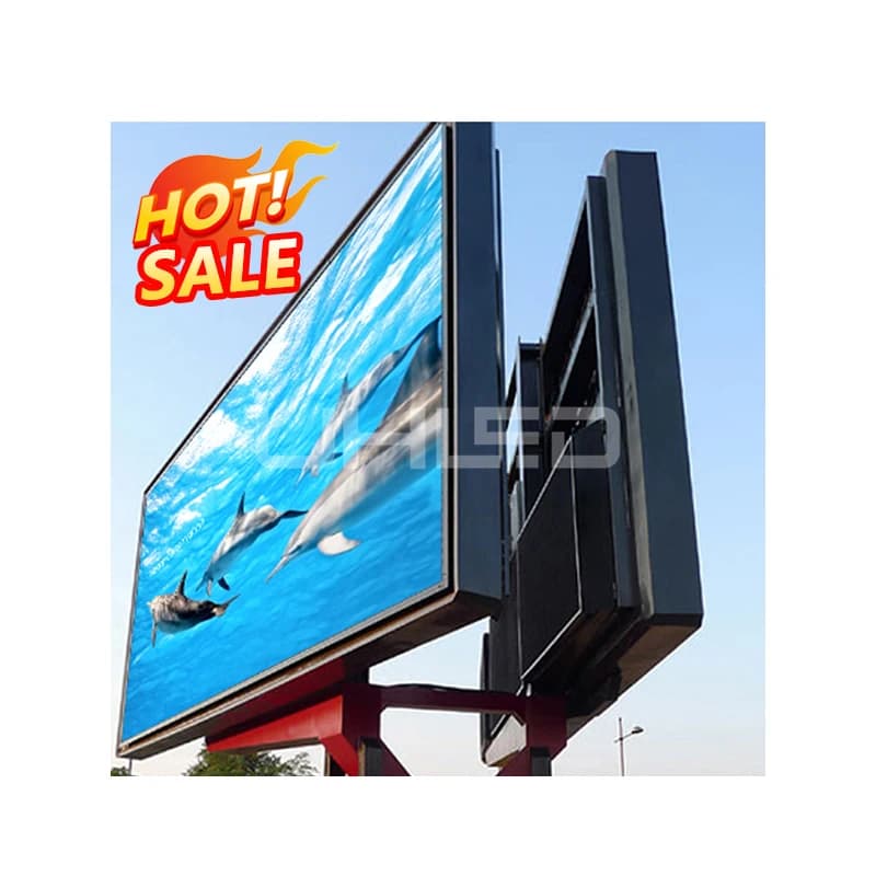 Outdoor Waterproof Solar Protection LED Display HD P8 Large Screen Double Sides LED Advertising Card Outdoor LED Display Screen