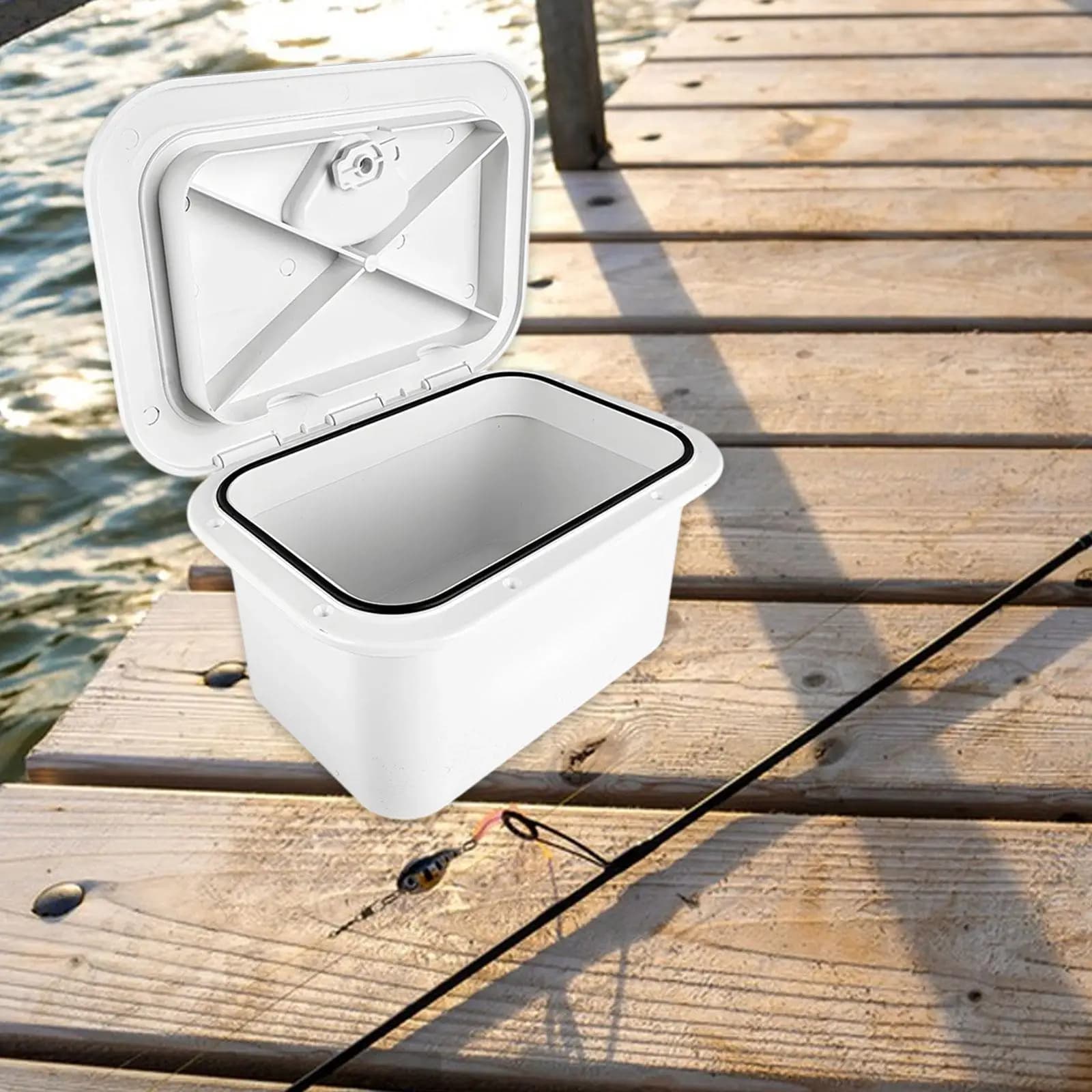 Storage box for deck Inspection Boat Organizer Tool Box
