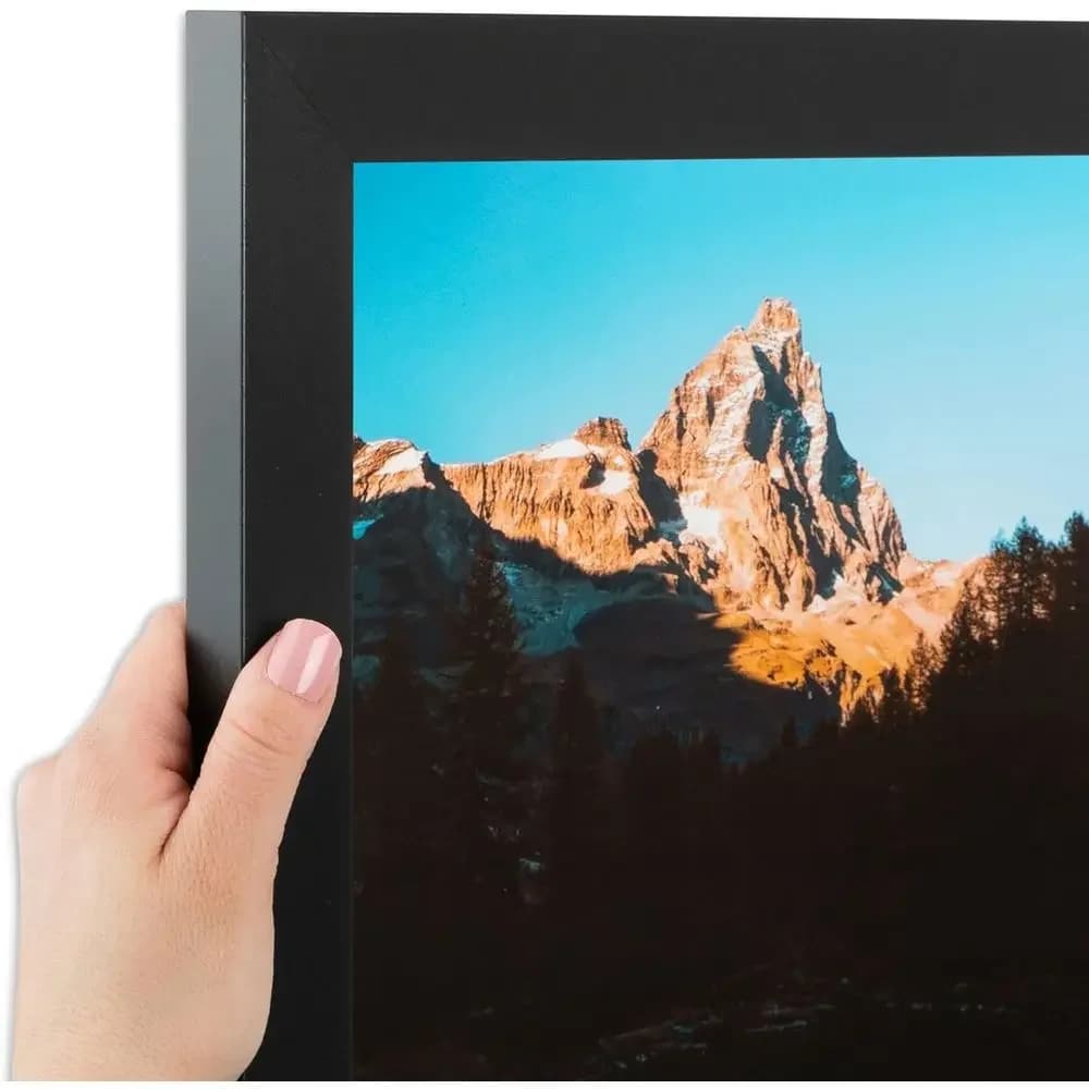 15x17 Inch Satin Black Picture Frame