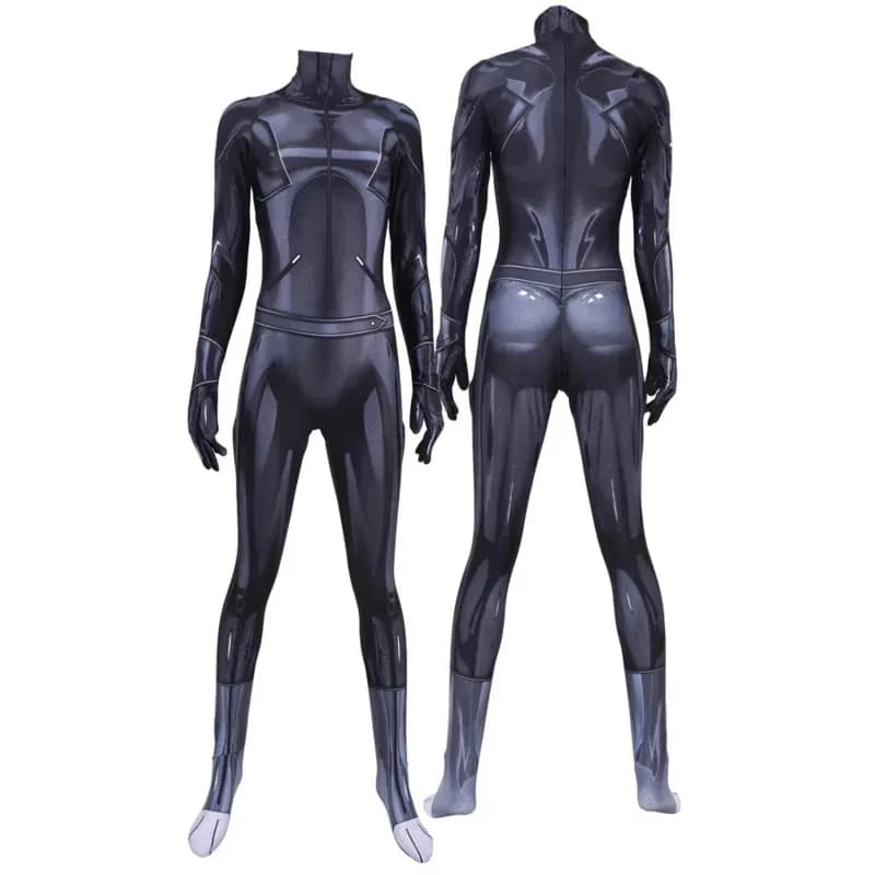 2025 Halloween Cosplay Adults Children Souls Superhero Adrien Women's Jumpsuit Cosplay Boy Black Cat Zentai Dress Hallowe