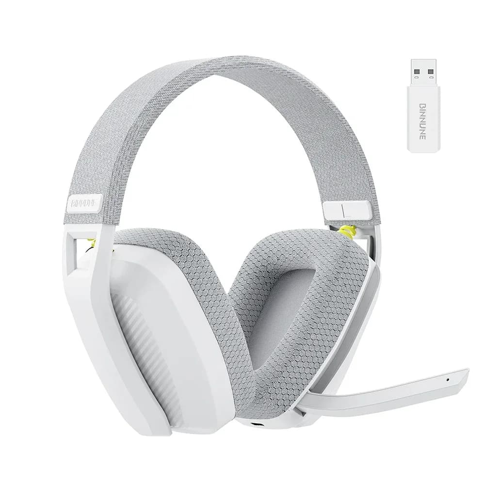 BINNUNE BW06 Bluetooth 2,4 GHz gaming headphones with PS5 PS4 PC Mac Playstation Wireless gaming headphones with microphone