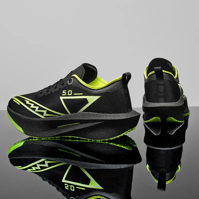 Team Sports Men Mesh Casual Shoes Breathable Uniform Style Lightweight Outdoor Running Training Shoes
