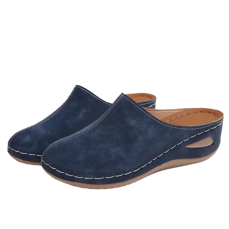 Sandali con Zeppa Casual da Donna, Comodi Slip-On con Supporto per l'Arco Plantare