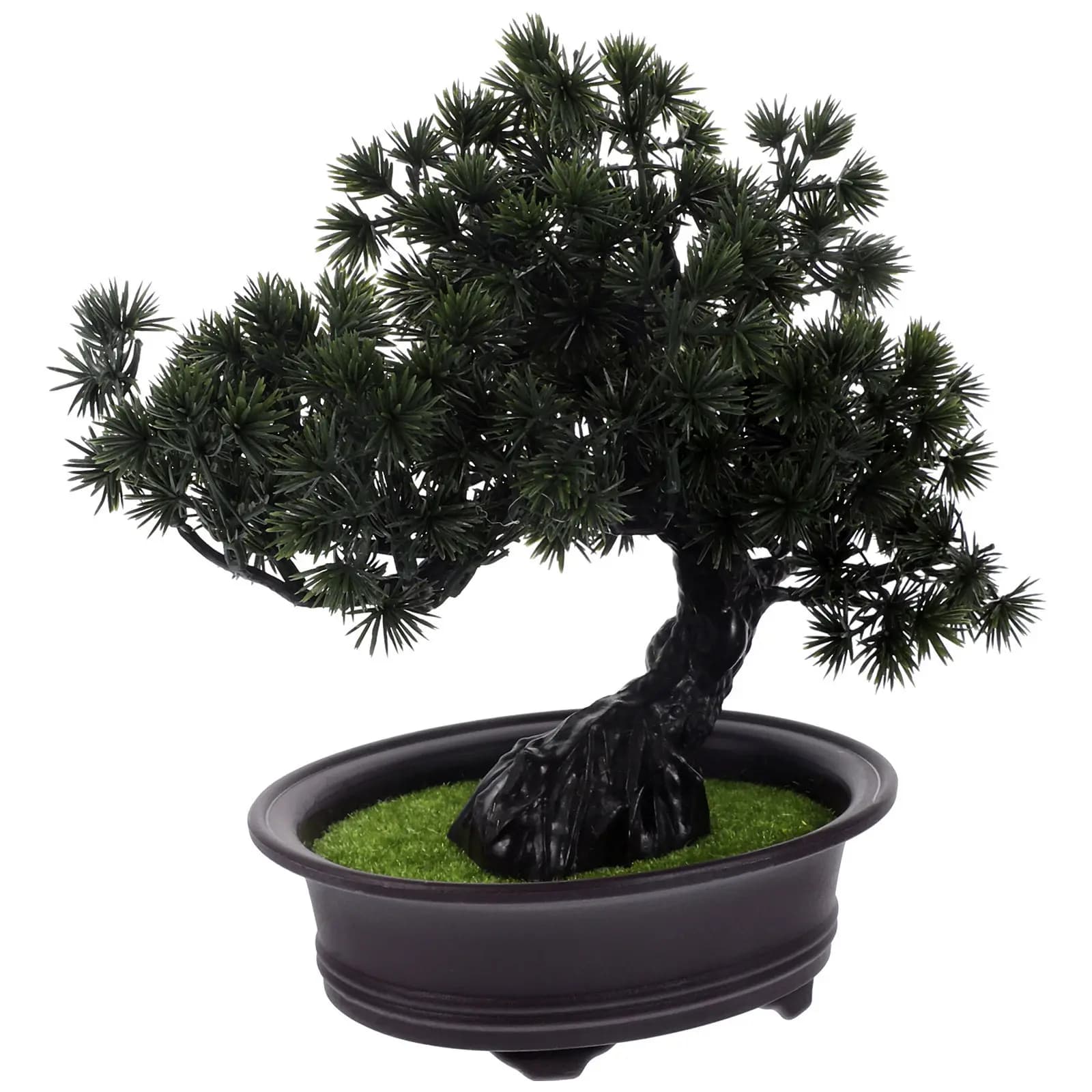 Bonsai Artificiale, Pino Finto in Vaso, Piccola Pianta da Scrivania, Decorazione per la Casa, Rinfresca gli Interni, Accattivante, Texture Stratificata, Mini
