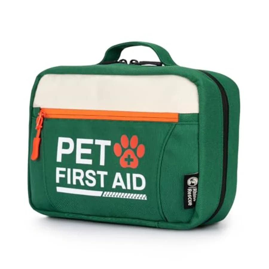 Kit di pronto soccorso per animali domestici, kit medico di emergenza per cani e gatti, kit di sicurezza con termometro, scarpette monouso per uso domestico