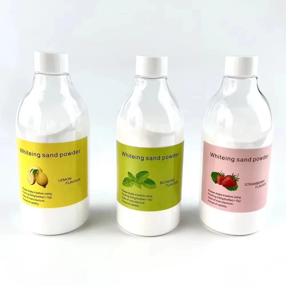 Polvere per sabbiatura dentale 500g Micron Polvere abrasiva Getto d'aria Flusso Lucidatura dei denti Pulizia Sbiancamento Placca Rimozione macchie