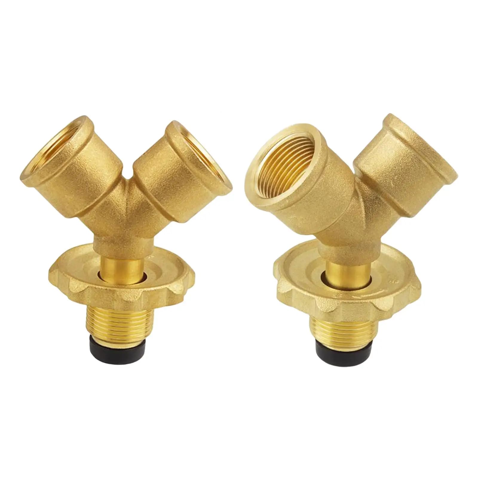 Y splitter T adapter for propane T adapter for gas reservoir 1 in 2 outputs for grille for motorhome propane