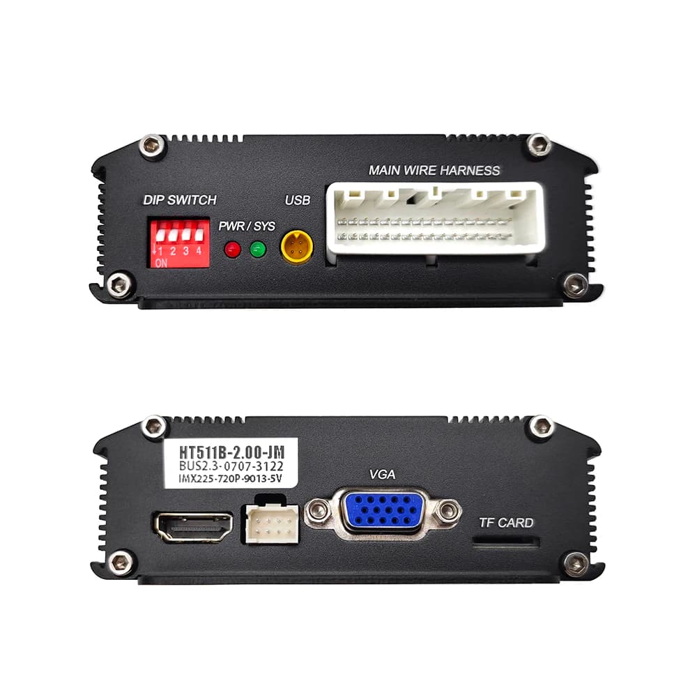 Sistema di telecamere 3D One Host 4 telecamere Ip67 Telecamera circostante di sicurezza automatica universale impermeabile Sistema panoramico di registrazione Dvr