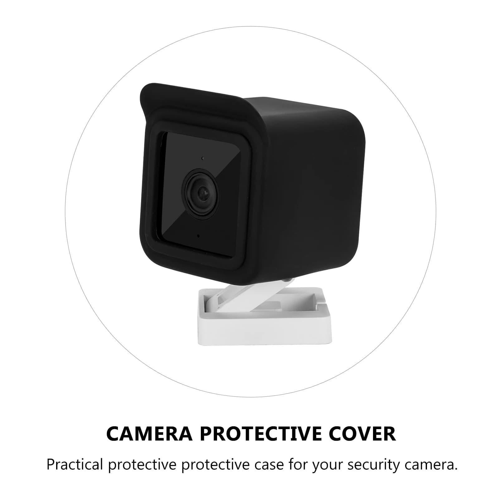Cam V3 Custodia in silicone nero Copertura di sicurezza Accessori resistenti agli agenti atmosferici Guscio protettivo