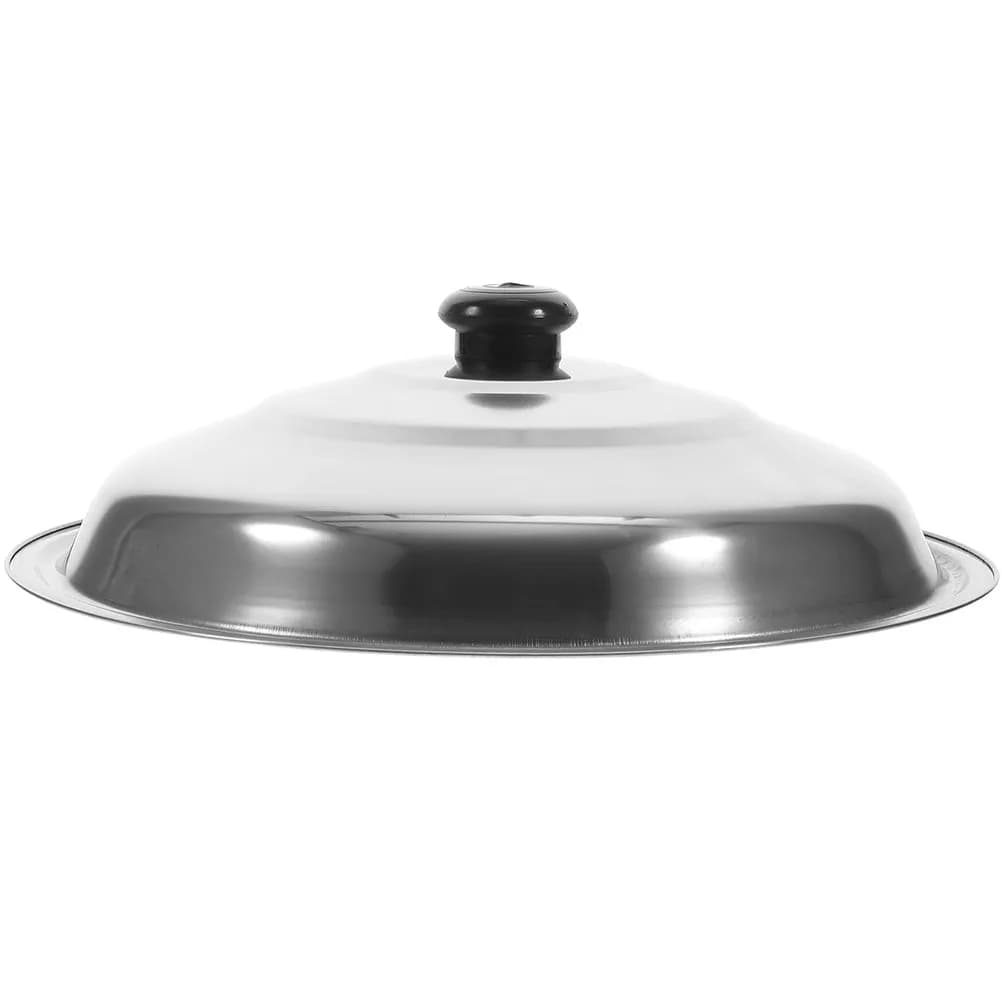 Coperchio Universale per Padella in Acciaio Inox da 14 Pollici, Ricambio per Wok e Pentole, Utensile da Cucina