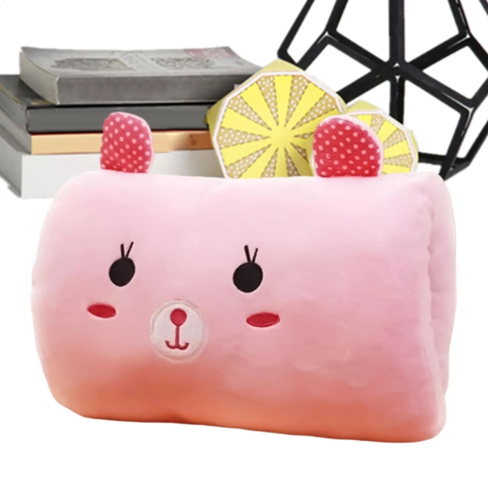 Hand Pillow Bunny Shape Plush Hand Muff Nap Pillow for Kids Classroom Travel Napping Winter School Home Cold Weather