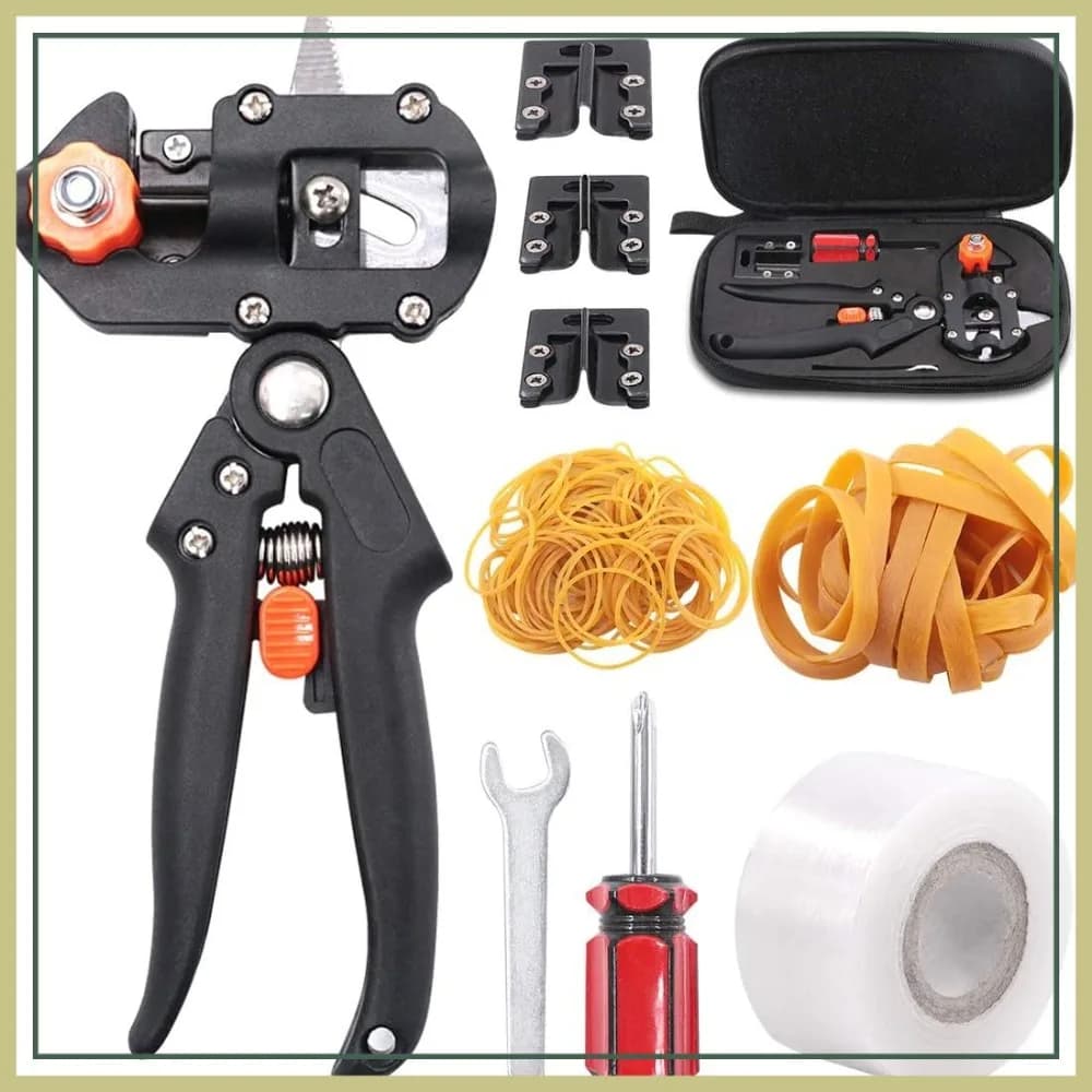 Kit Professionale di Forbici da Potatura per Giardino con Nastro e Elastici