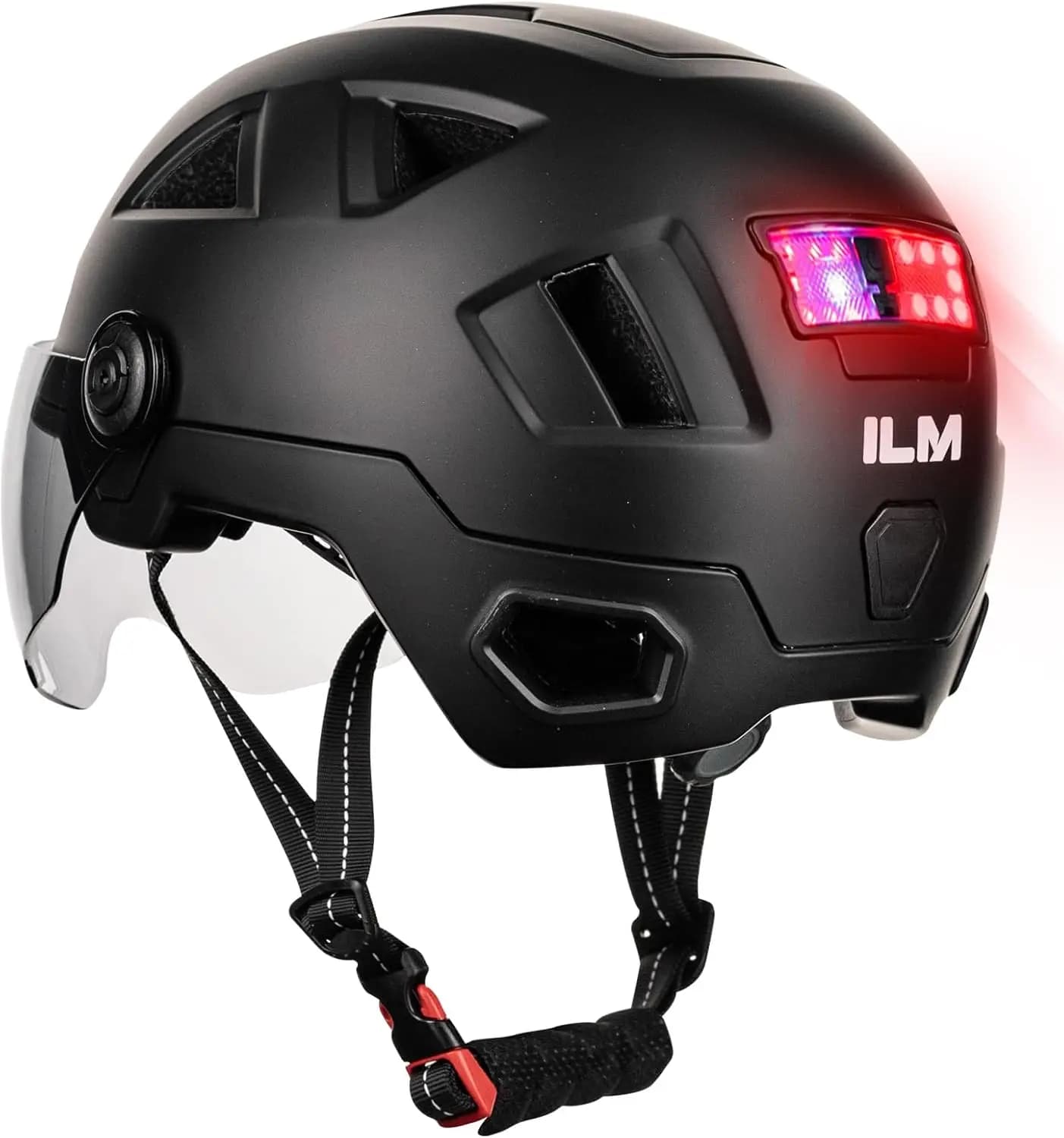 Casco Intelligente per Adulti con Sensore G Automatico, Indicatore di Direzione e LED di Avvertimento Frenata per Ciclismo su Strada