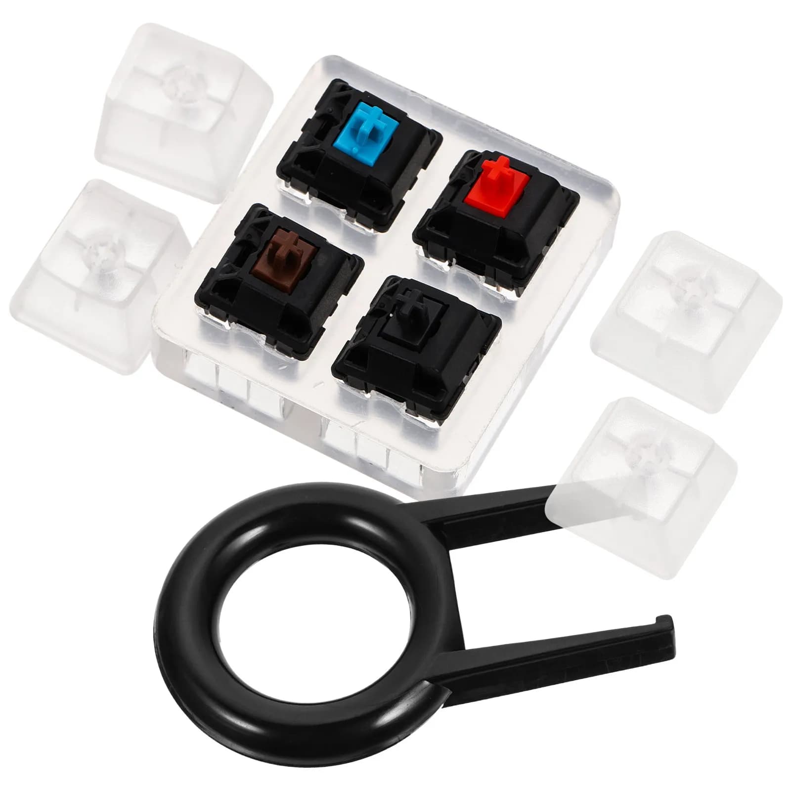 Tester per tastiera meccanica da 1 pezzo, tester per assi resistenti per testare il design ergonomico leggero, ideale per uso personale e professionale