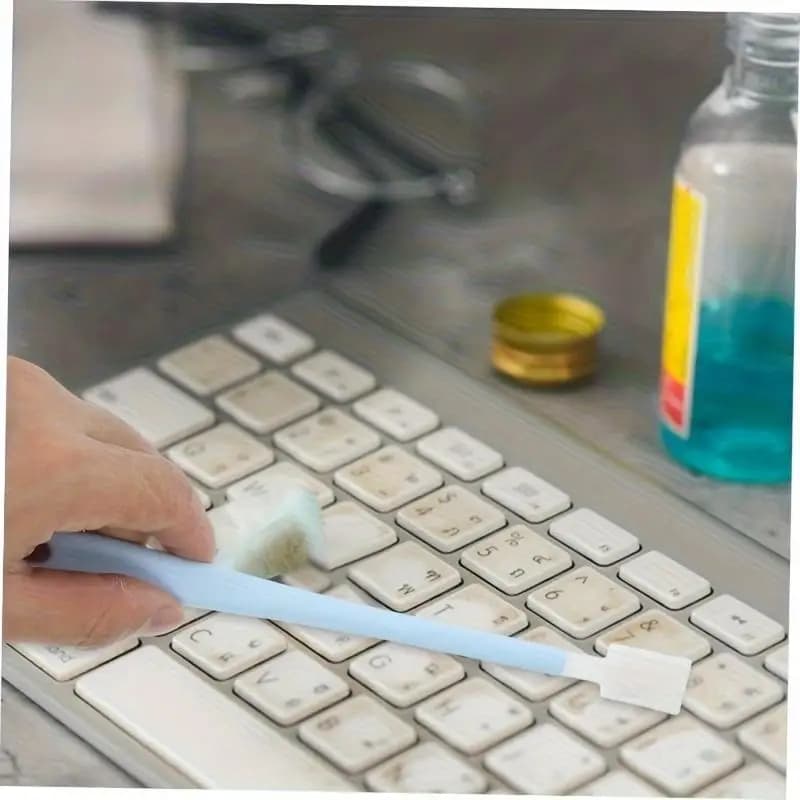 Kit di 30/50 Spazzole Monouso per Pulizia Fessure, Spazzola per WC Multifunzionale, Spazzola per Pulizia Angoli e Spazi Stretti