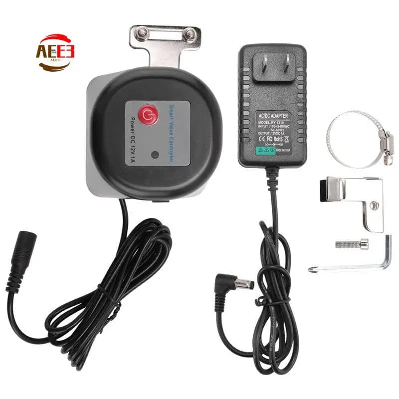 AEE3-Tuya Smart Zigbee 3.0 Valvola dell'acqua Interruttore valvola del gas Controllo valvola Bluetooth (spina americana)