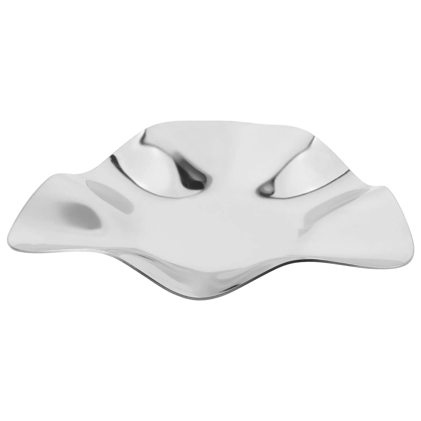 Stainless Steel Trinket Tray Small Decorative Storage Tray for Jewelry Perfume Rings Earrings Necklace Desk Kitchen Bathroom