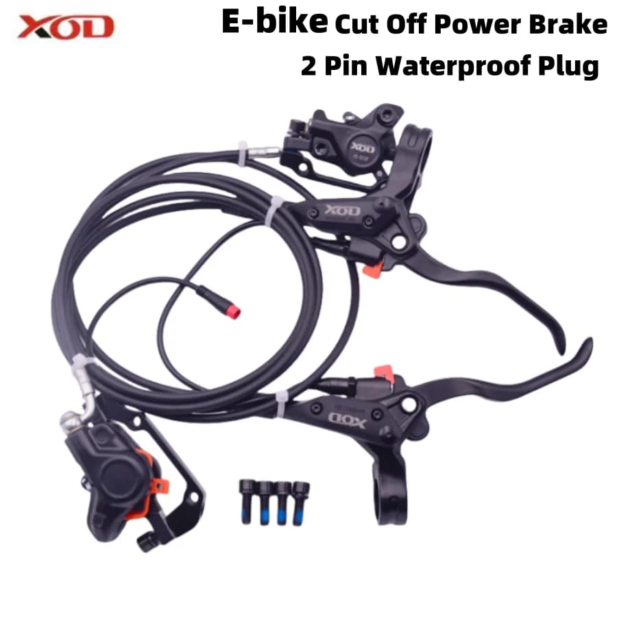 XOD E-BIKE MTB Hydraulic Disc Cut Off Power Brake 2 PIN Plug For Bafang Etc Electric Bicycle，Not For Scooter