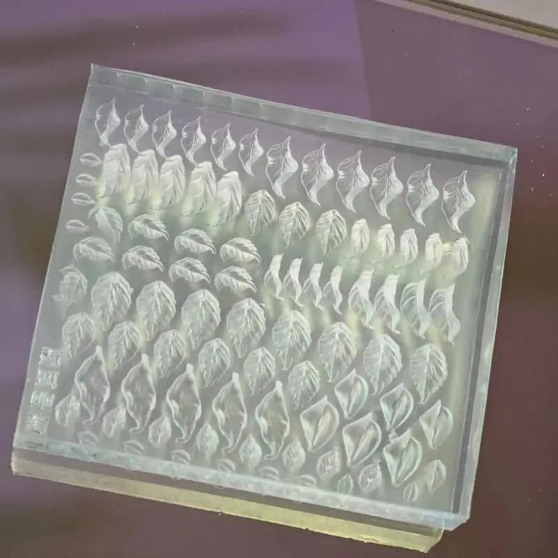 Miniature Leaf Silicone Mold for Resin Small Leaf 3D Embossing Mold Perfect for DIY Jewelry Making and Epoxy Crafts