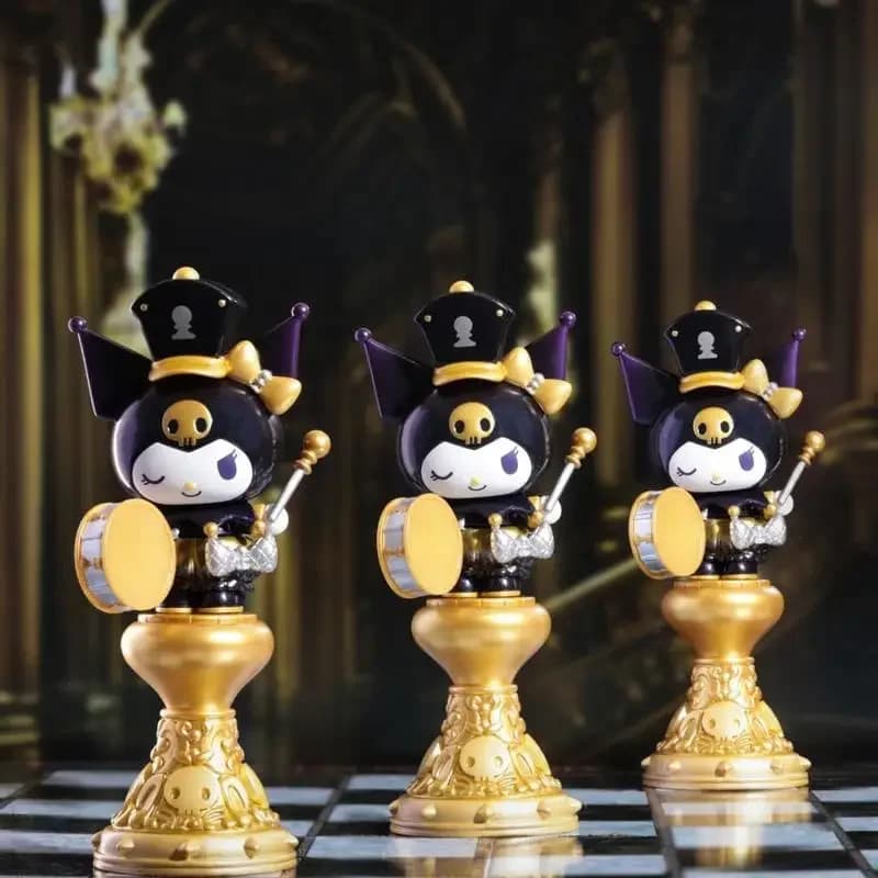 2026 Sanrio Kuromi Blind Box Toy Chess Series Kawaii Ornaments Animation Peripheral Birthday present Christmas Blind Box Gift