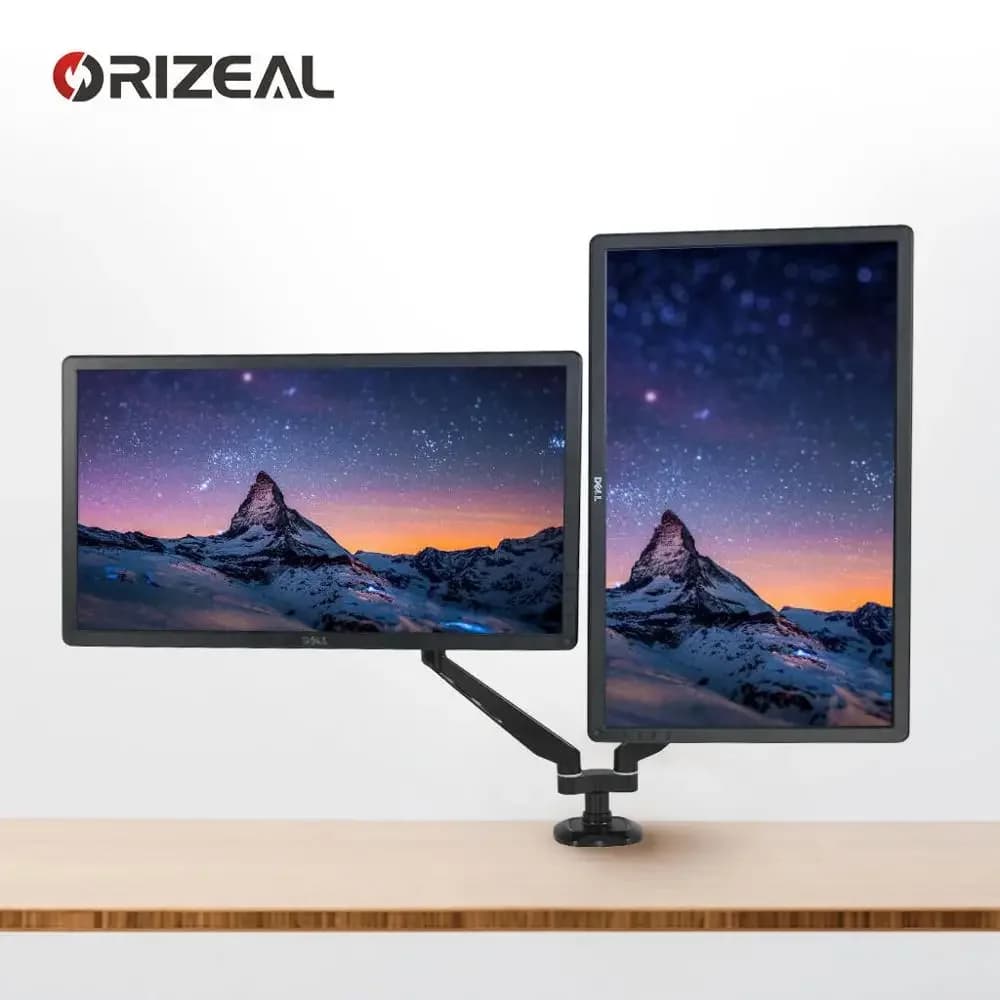 Supporto per braccio per monitor a doppio schermo all'ingrosso per giochi per computer PC