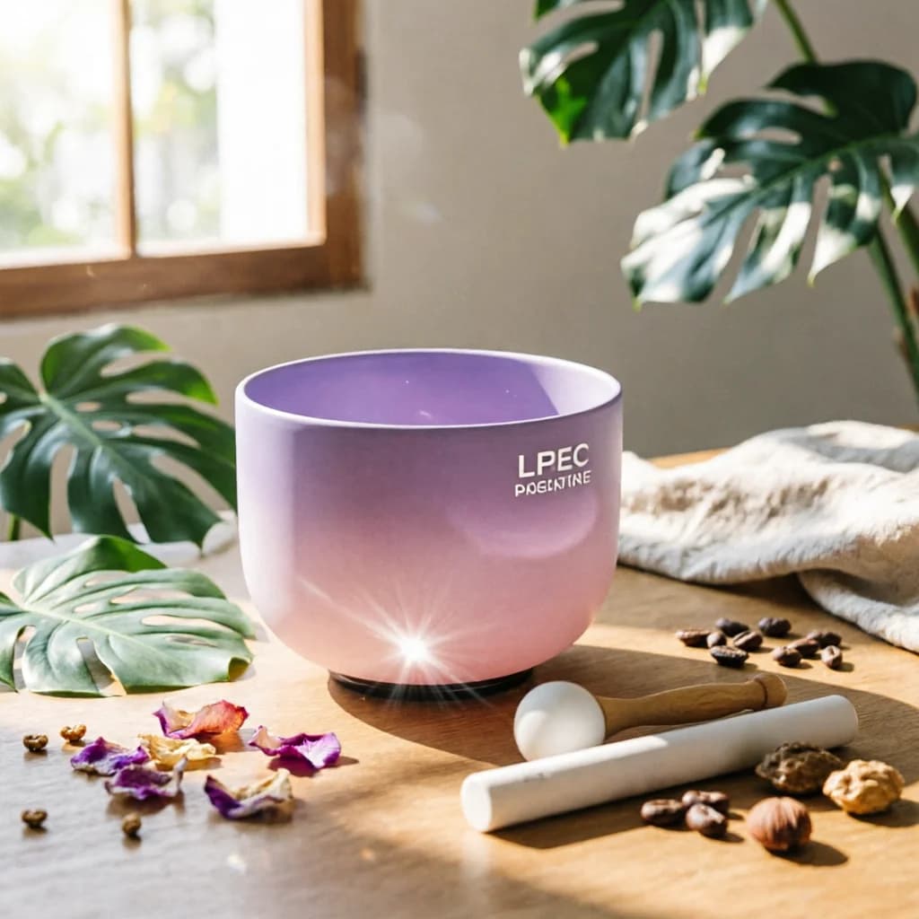 Singing Bowl with Carrying Bag Portable Crystal Singing Bowl Zippered Thickened for Sound Therapists, Meditation Areas