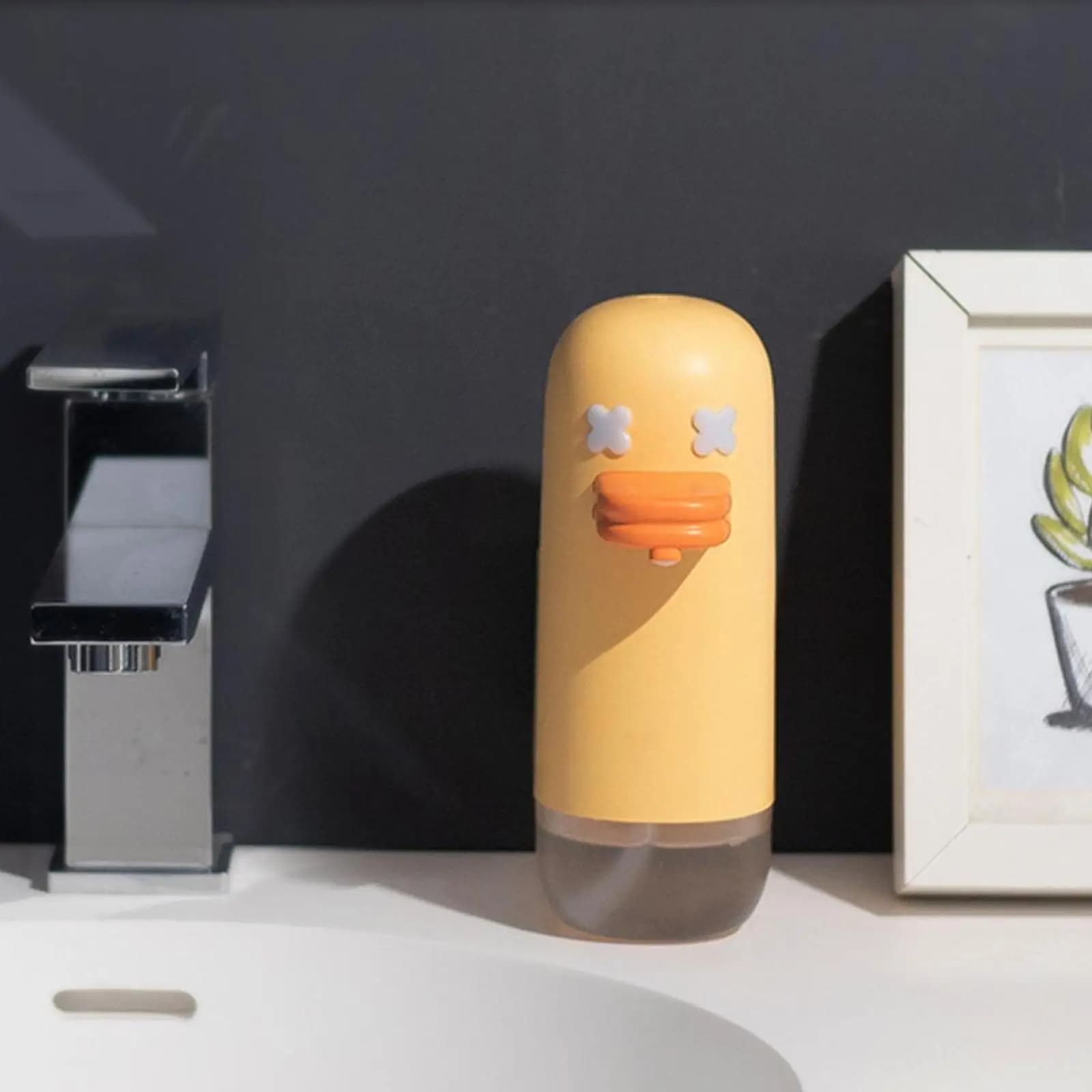 Dispenser Automatico di Sapone Senza Contatto, Impermeabile, per Ristoranti, Casa, Bagno, Bancone, Uso Domestico