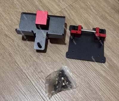 Triple Monitor Mount Adjustable Computer Screen Wall Bracket Multi Display Stand for Sim Racing Steering Wheel