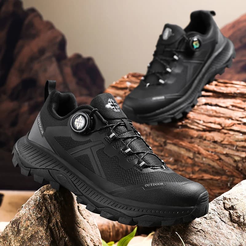 Scarpe da trekking Scarpe da ginnastica casual antiscivolo impermeabili da uomo Scarpe da trekking in gomma traspirante da passeggio per esterni resistenti all'usura