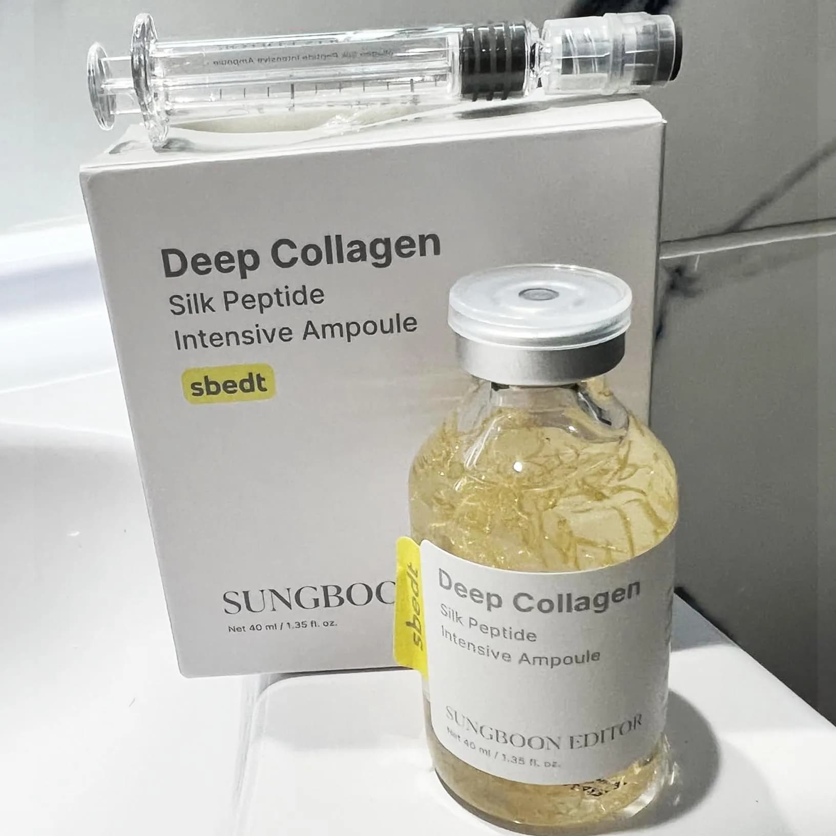 Siero Viso PDRN al DNA di Salmone, Ampolla Idratante al Collagene, Essenza Levigante e Illuminante, Rassodante per la Pelle, Cura della Pelle Coreana