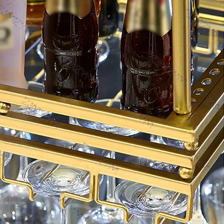 Portabicchieri da vino capovolto da appendere al soffitto, portabicchieri in vetro, appendiabiti, organizer per la casa, bar, pub, scaffale per vino