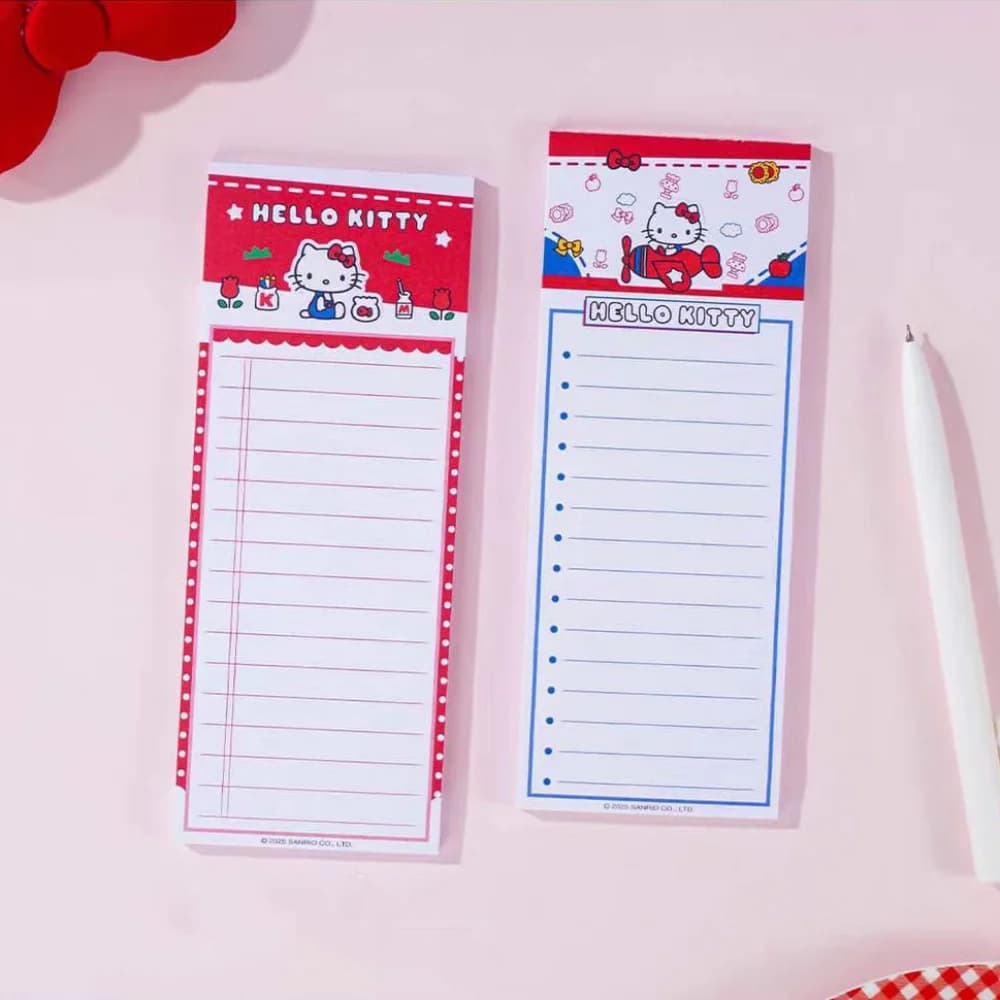 Note adesive originali Sanrio Hello Kitty, simpatici cartoni animati, segnalibri per la lettura, articoli di cancelleria per lo studio scolastico, regali per ragazze