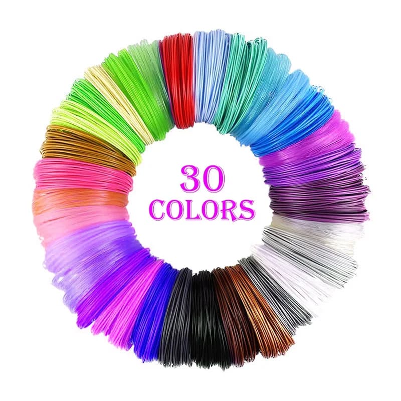 3D Printing Filament 1.75mm, PLA/ABS/PCL for Pens and Printers - Multi-Material for Fai-da-Te, Craftsmanship, Prototyping, Resistant and Flexible