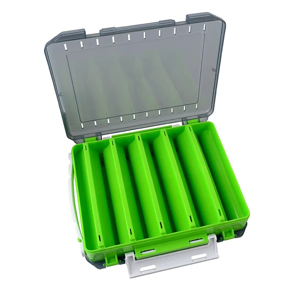 Scatola Organizer per Attrezzatura da Pesca a Doppio Lato, Grande Dimensione, in ABS e PP, Contenitore Impermeabile per Esche