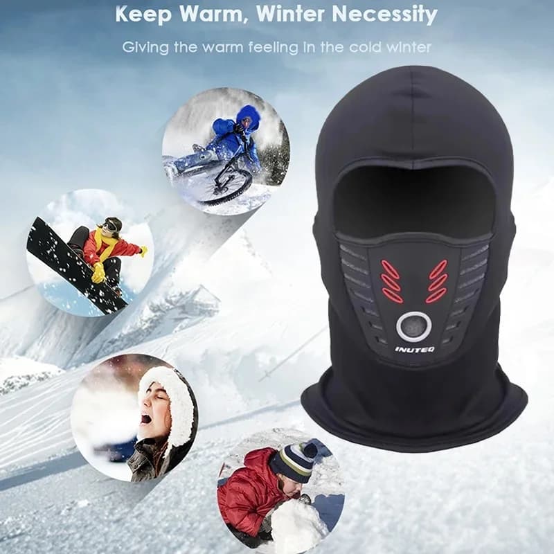 Winter Outdoor Riding Warm Windproof Fleece Face Mask Anti-dust Full Face Cover Summer Breathable Neck Helmet Mask Balaclavas