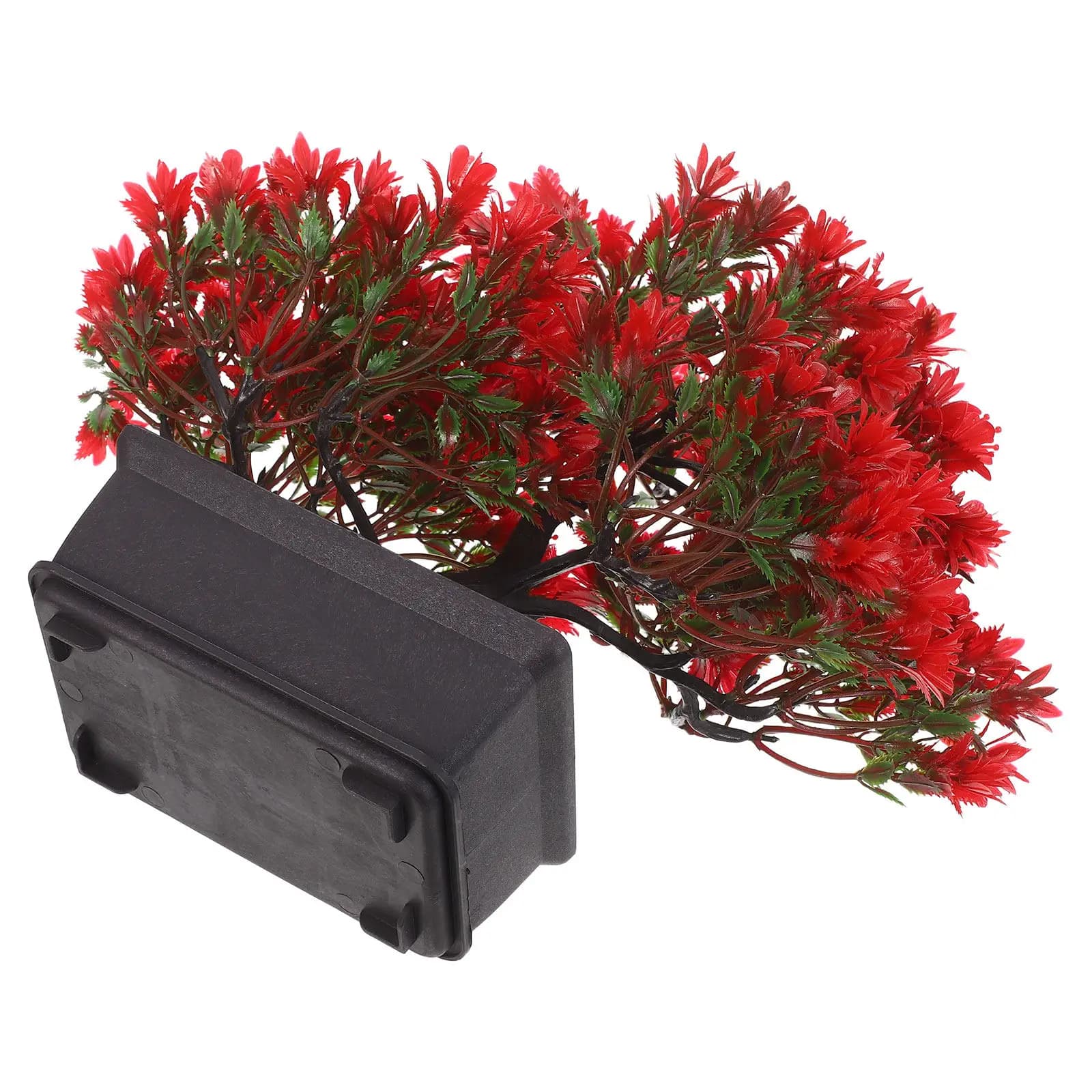 Artificial Bonsai Tree Pot Small Realistic Plastic Green Decoration Home Office Desk Simulation Plant Japanese Home Decor Indoor