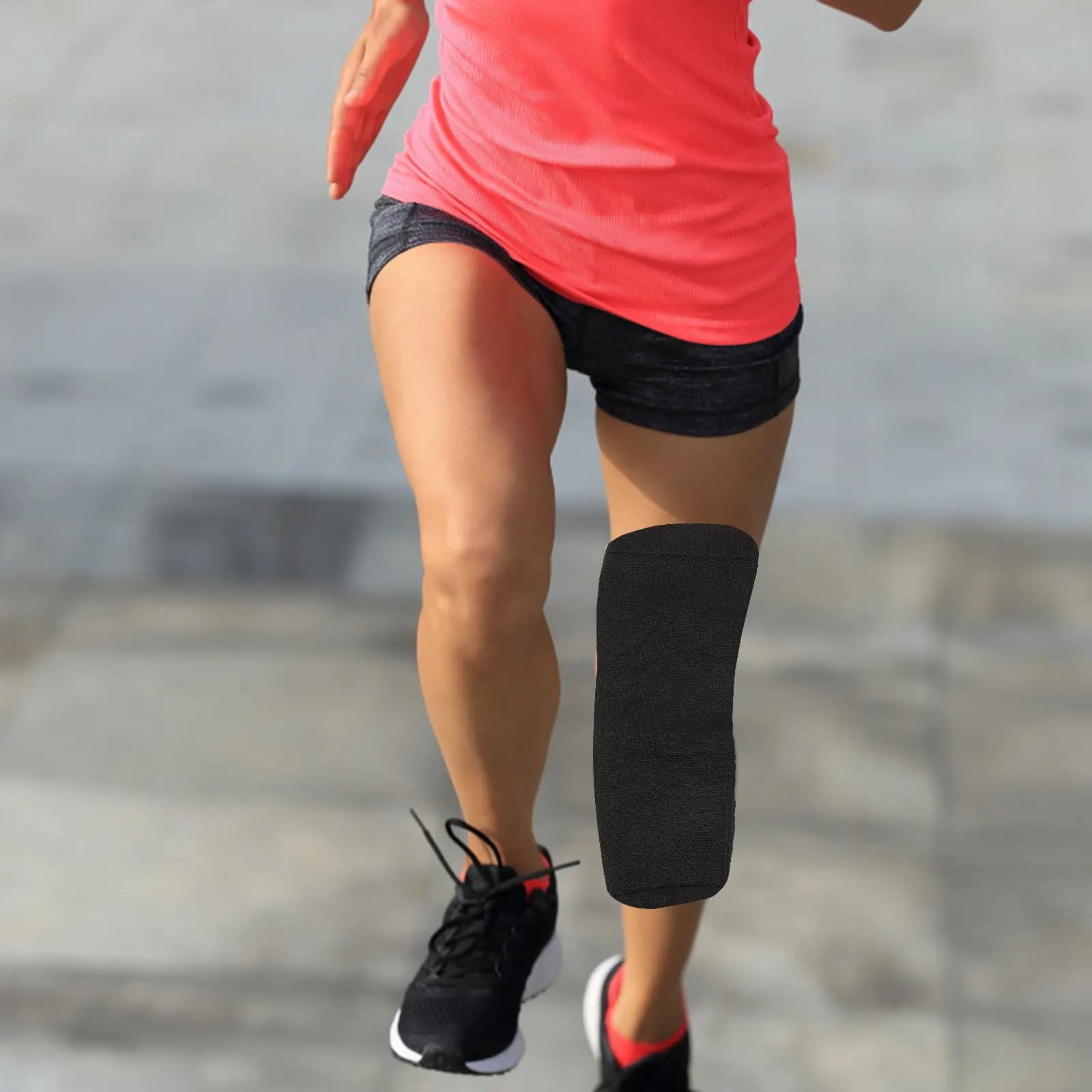 2 Paia di Manicotti Compressivi per Polpacci, Protezioni Elastiche Traspiranti per Gambe, Calze Sportive per Corsa, Basket, Calcio, Parastinchi