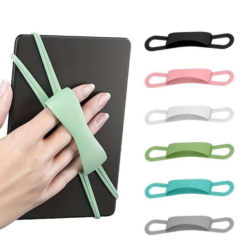Anti-drop Universal Hand Strap Made of Premium Silicone Material, practical portable reading accessory secures Kindle Paperwhite, Kobo Oasis, smartphones and small tablets, greatly cutting hand fatigue