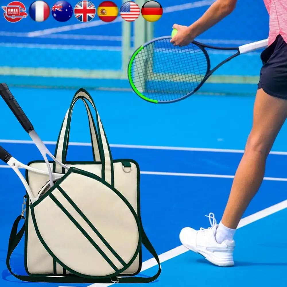 Large Tennis Bag, Sport Bag, Pickleball Bag, Tennis Rack Bag for Men and Women