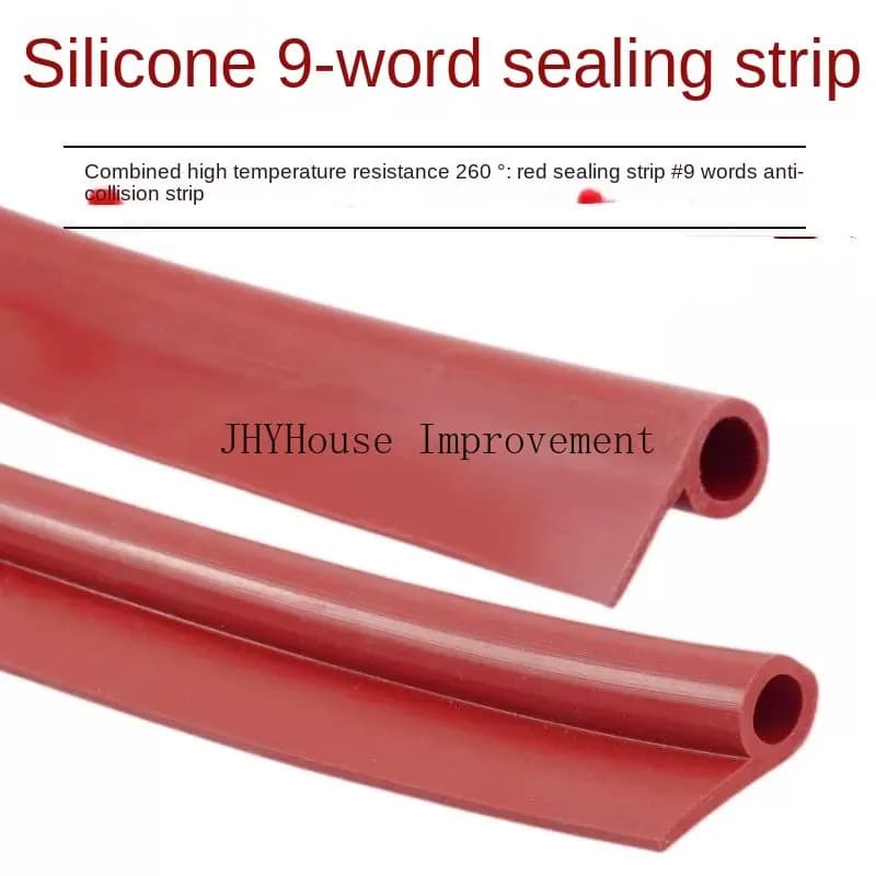 Striscia di tenuta resistente alle alte Temperature guarnizioni in gomma a 9 forme per porte Auto forno porte a vapore finestra guarnizione in Silicone tipo P