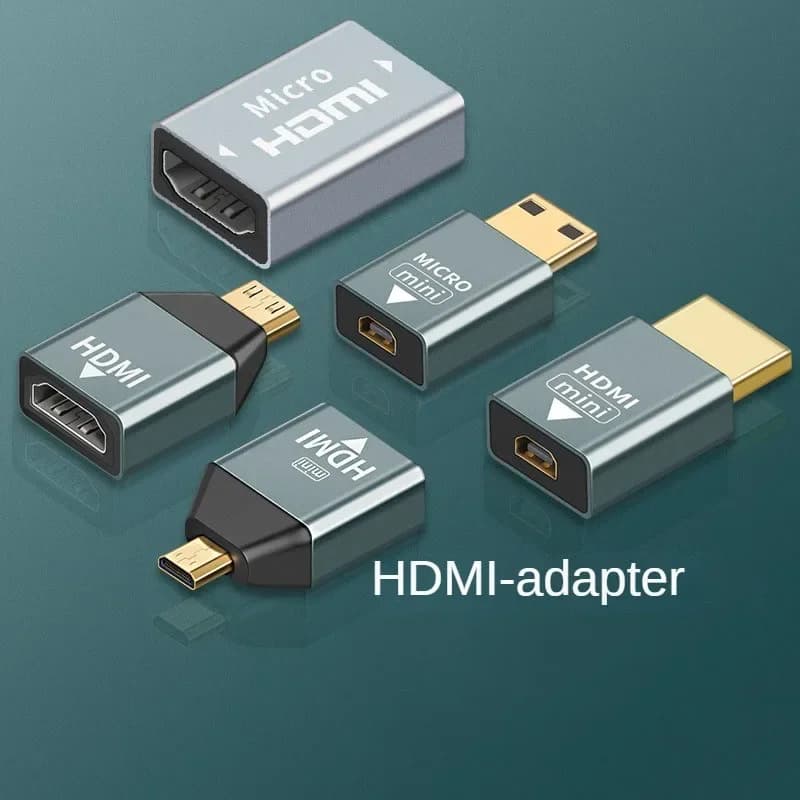 4K 60HZ compatible Mini Micro HDMI adapter converter for portable graphics card Camera TV Monitor HD Audio Video Adapter