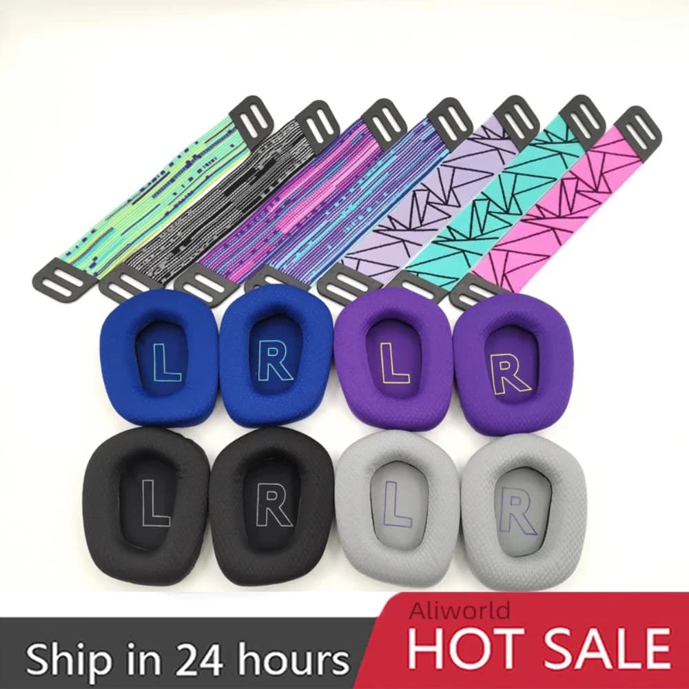 G733 ear pads For Logitech g733 G 733 Earpads Sponge Soft Foam Bearing Spare heads Accessories Headset Gamer Headband