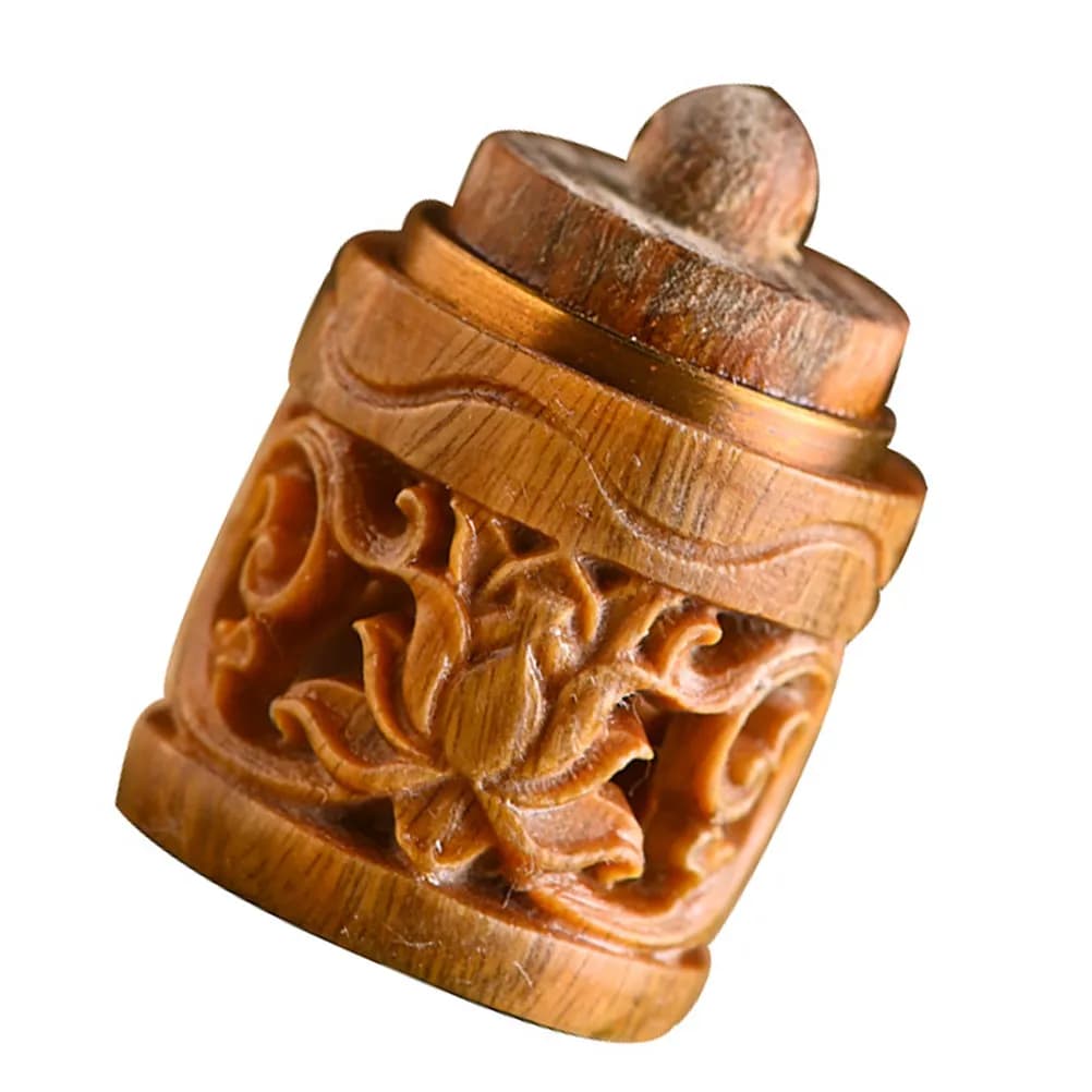 1 Pezzo Diffusore di Profumo in Legno, Ciondolo Creativo Mini Bottiglia per Aromi, Decorazione da Appendere, Accessorio Fai-da-te per Portachiavi e Borsa, Bottiglia per Fragranze