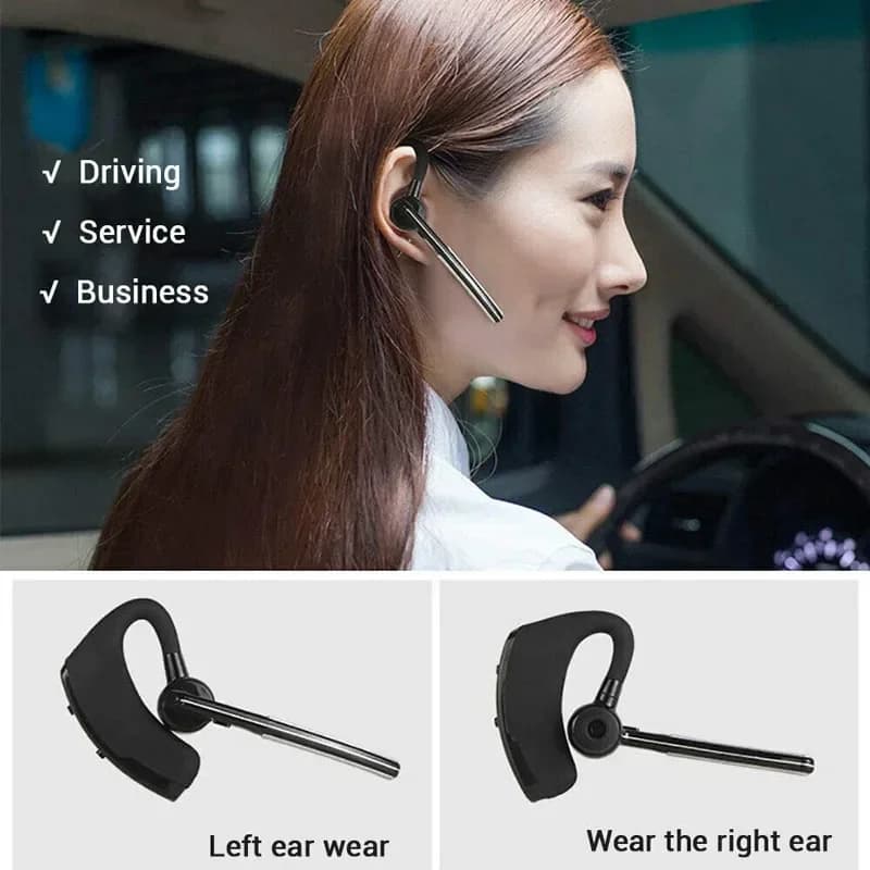 Auricolare Walkie Talkie a 2 pin PTT Auricolare Bluetooth senza fili per BaoFeng UV-5R UV-82 8W 888S UV5R Kenwood TYT Radio