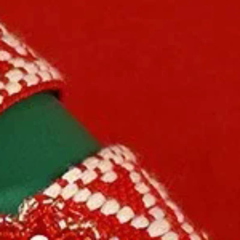 Albero di Natale e pan di zenzero di Babbo Natale per uomo donna Bracciale con frange intrecciate con perline di riso Regalo di gioielli colorati regolabili per le vacanze