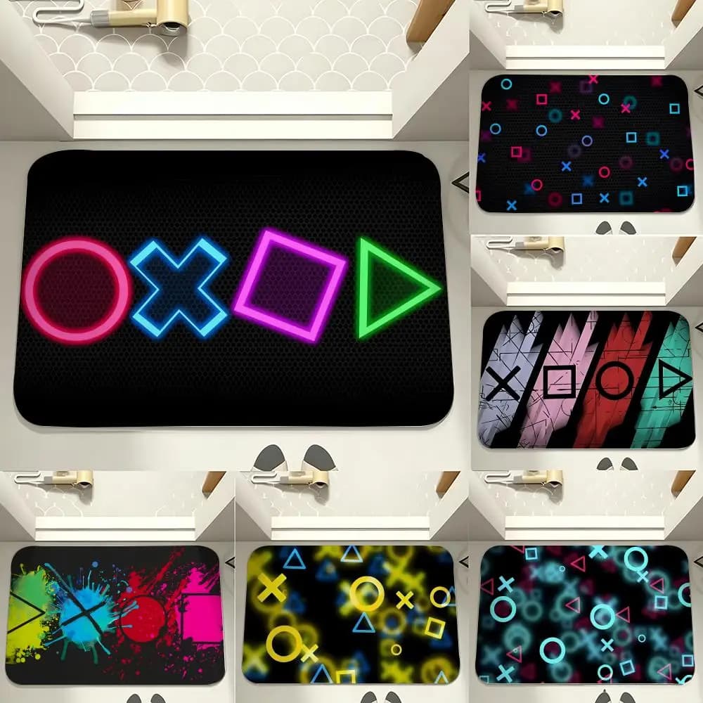 Classic Video Game Gamer Game Floor Mat carpet diatom mud bathroom quick-drying absorbent floor mat household bathroom