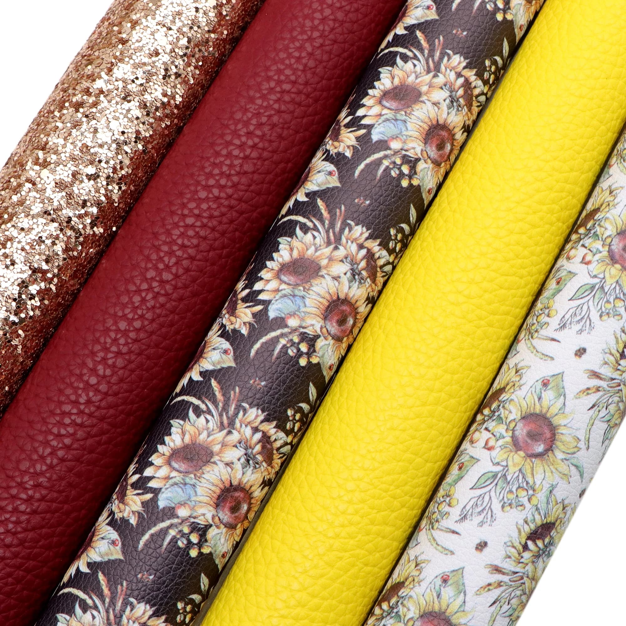 20*33cm Chunky Glitter Lychee Faux Synthetic Leather Set Fabric For Earrings Bows Crafts DIY Handmade