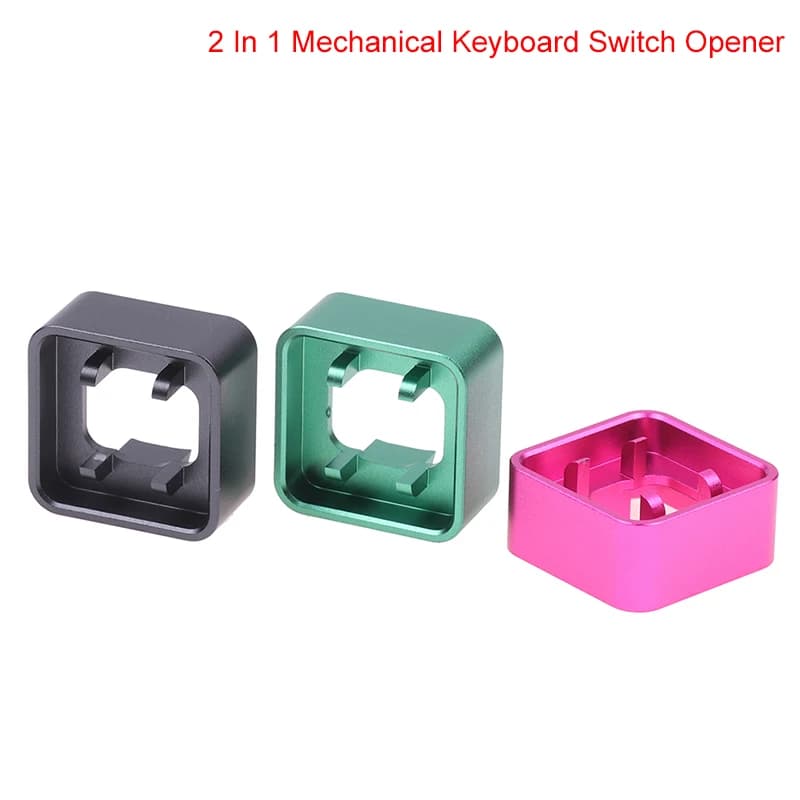 1 Pezzo Apri-Interruttori Meccanici 2-in-1 in Metallo CNC per Tester di Switch - F(x)