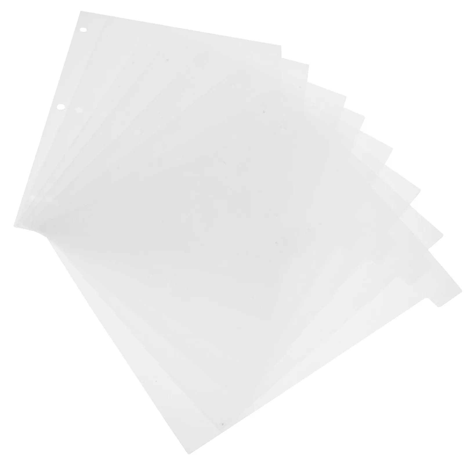 8 Fogli Divisori per Quaderni e Raccoglitori, Indici Colorati per Organizzazione Studio e Ufficio
